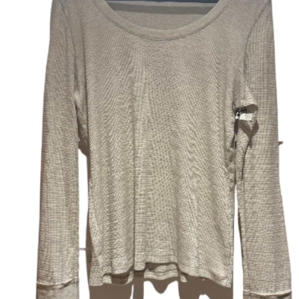 TREASURE & BOND NWT LADIES GRAY PULLOVER LONG SLEEVE TOP, SIZE XL